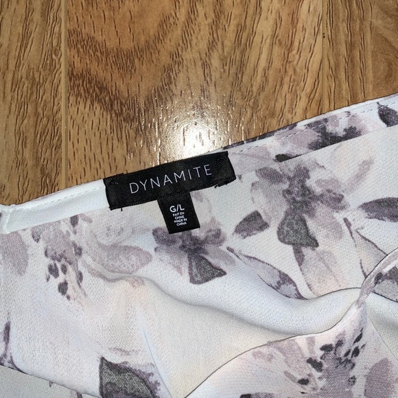 Dynamite Shoulder Cut out Blouse - Picture 4 of 4